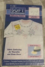 BOWS Soft Impressions Embossing Template /w Bonding Secret 21608 SEALED Vintage