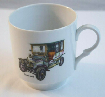 Bavaria Schumann Arzberg Germany Daimler 1905 Car Themed Coffee Mug