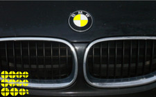 Emblem Overlay Vinyl Decal Sticker Complete Set For Bmw - Many Colors Available Emblem Overlay Vinyl Decal Sticker Complete Set For Bmw - Many Colors Available