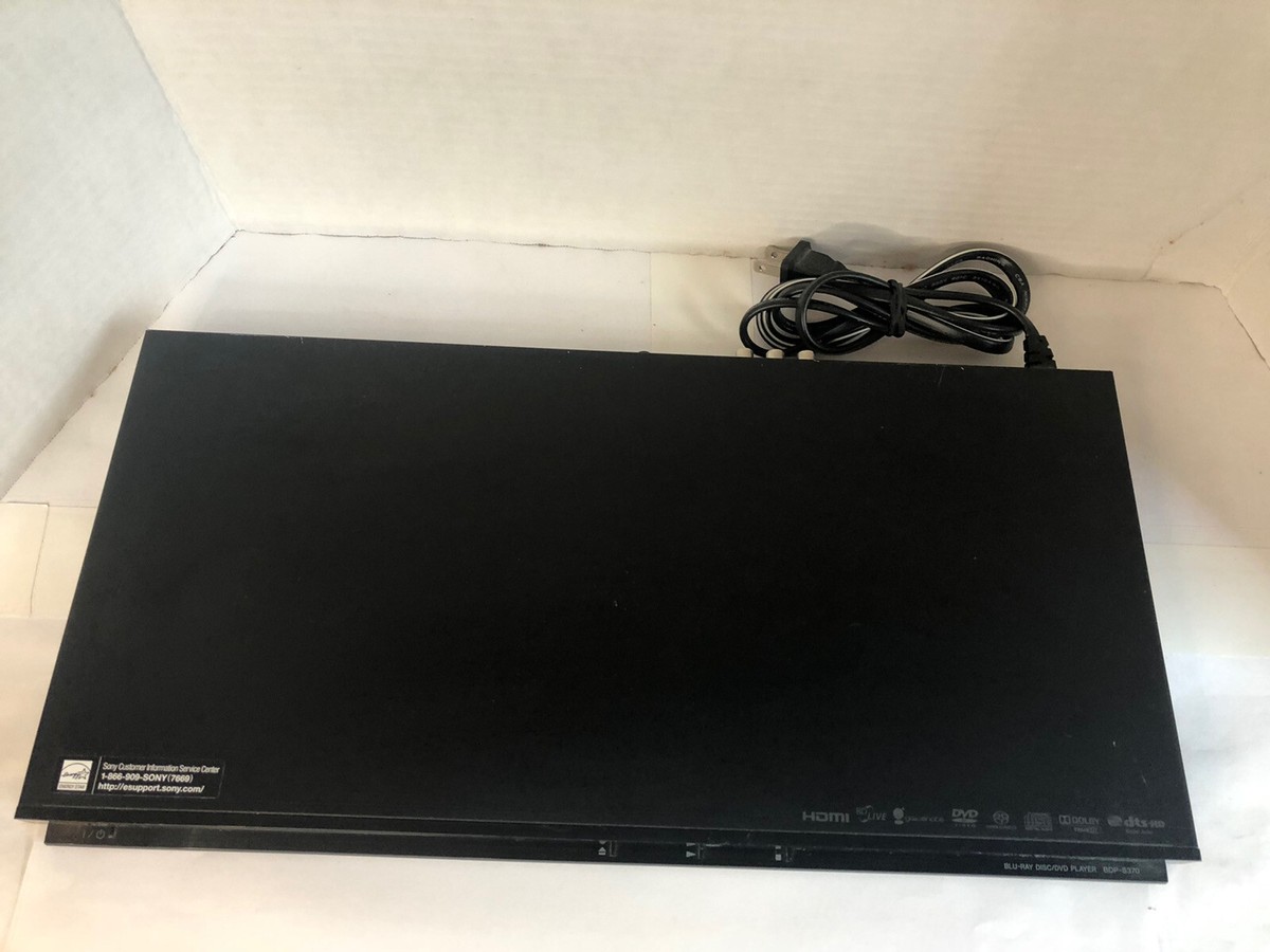 Sony Model BDP-S370 DVD Blu Ray Player No Remote Tested