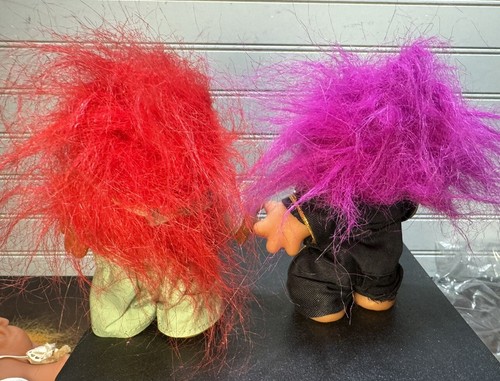 Lot Of 2 VTG 1986 DAM Troll Dolls (lot A) - Picture 4 of 8