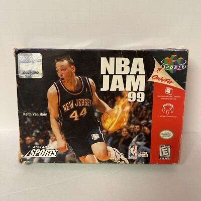 NBA Jam 99 Basketball Nintendo 64 N64 Box Only | eBay