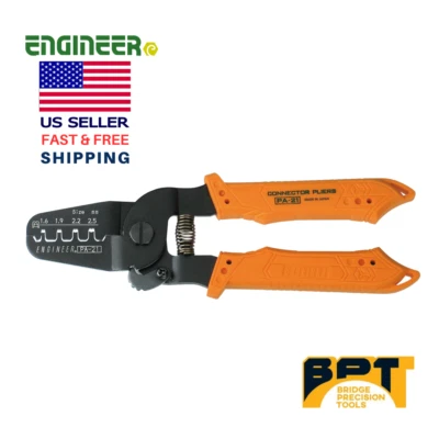 ENGINEER PA-21 Universal Crimpers - For #26 - #18 AWG wires (Made in Japan)
