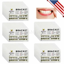 Dental Orthodontic Bracket Braces Mini Roth/MBT 022" 3-4-5/3 Hooks 10-50 packs