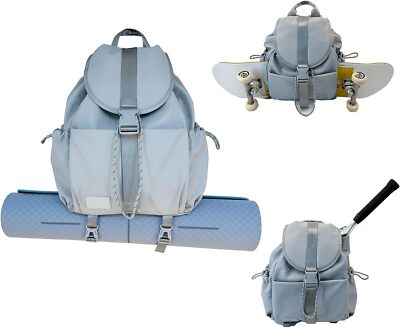 EKE Gym Laptop Yoga Tennis Backpack Sport Gift Cute Versatile Macaron Blue 