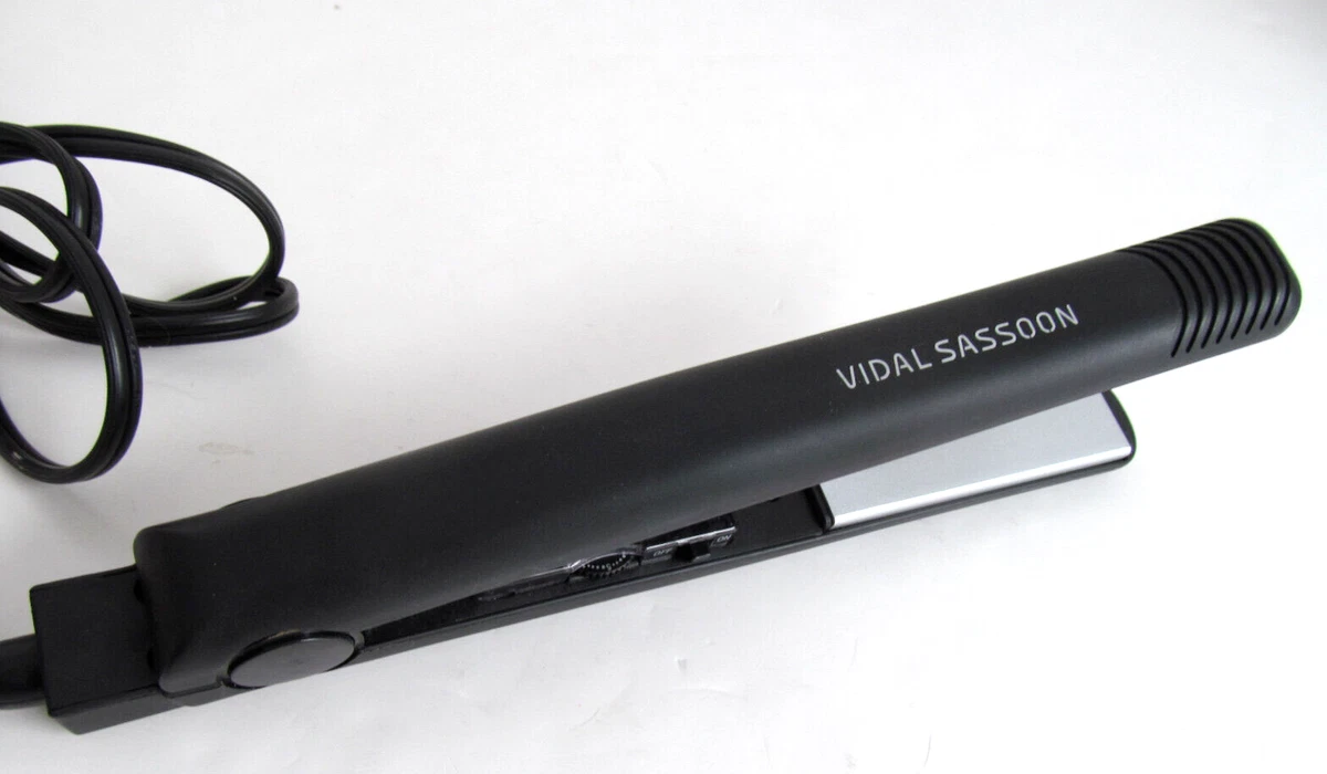 Vidal Sassoon Ceramic Hair Straightener Flat Iron Adjustable Heat