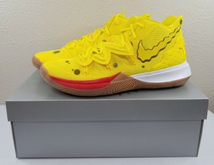 Details about Nike Kyrie Irving 5 Spongebob Squarepants Yellow Gum Brown Mens Size 12 Details about Nike Kyrie Irving 5 Spongebob Squarepants Yellow Gum Brown Mens Size 12