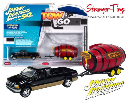 Johnny Lightning Ford F250 4x4 2003 Tow and Go Pick up 1/64 Scale DiecastJLTG002 - Picture 1 of 4