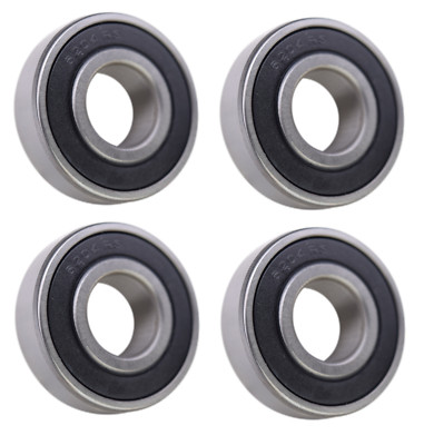 (4 Each) 6204-2RS, 6204LLU, 204PP Sealed Radial Ball Bearing 20X47X14 SpinCo