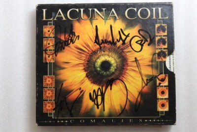Lacuna Coil – Comalies NO CD Signed Autographed Sleeve + Art