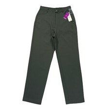 Charter Club Women s Olive Green Regular Length Stretch Twill Pants Sz 6 Petite