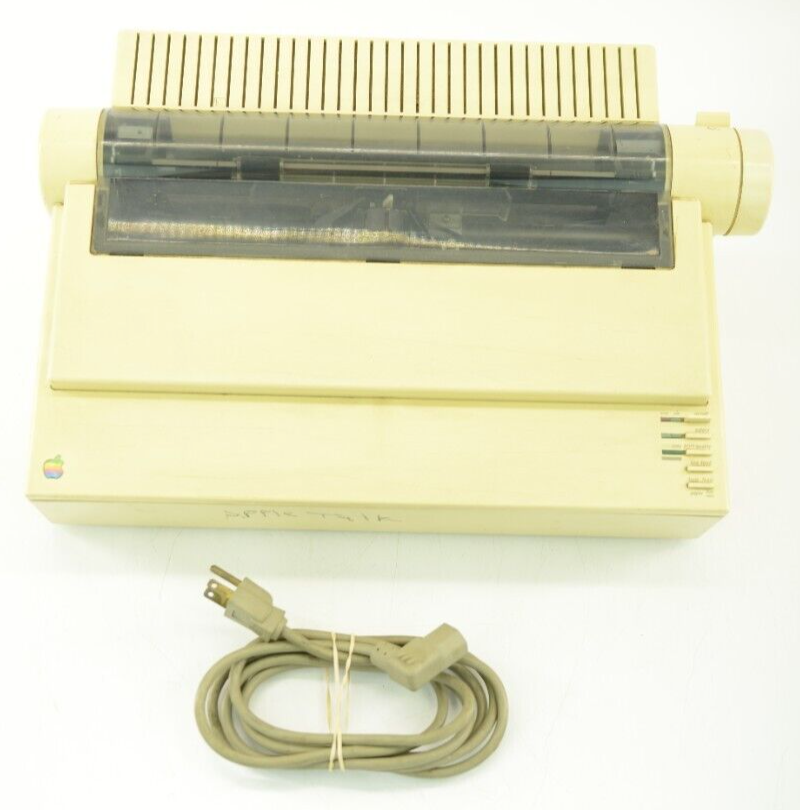 洋書 Apple ImageWriter II Technical Reference Vintage Apple Image Writer II W/ Power Cord - Model A9M0310