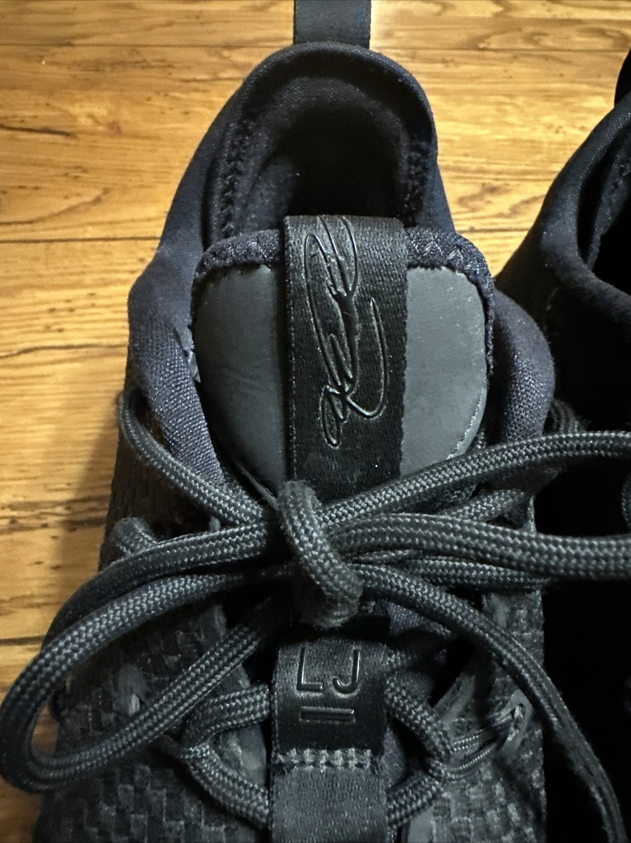Nike Lebron XIV Low Black/Black-Dark Grey Mens SIZE 12  display picture 3