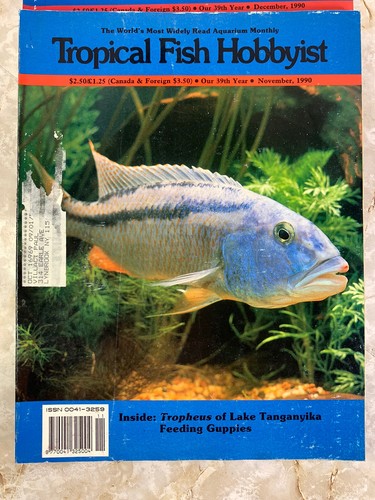 Tropical Fish Hobbyist Exotic Magazine 1990 12pc Lot Vintage Catalogs - Picture 12 of 13