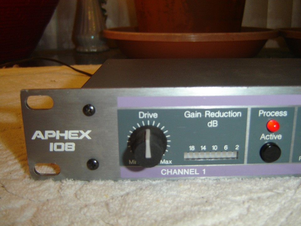 Aphex 108 Easyrider, 2 Channel Automatic Compressor, Vintage Rack | eBay