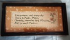 Framed Finished Embroidery Everywhere & Every Day there is Music, Magic..... — photo 10