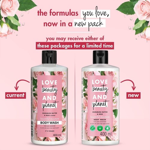 Love Beauty & Planet Befeuchtend Duschgel 400ml Weltweit - Bild 8 von 10