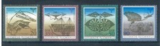East Germany 1990 European Airmail Exhibition stamps. MNH. Sg E3007-E3010