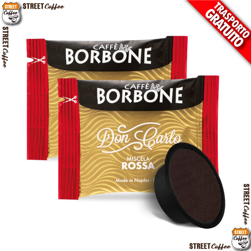 200 Capsule Caffè Borbone Don Carlo Miscela Red Rossa compatibili a Modo Mio *