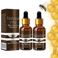 2 Stück Bienengift Serum - Anti-Falten-Serum...