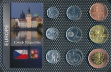 Coins czech republic Stgl./unzirkuliert Kursm&uuml;nzen from 1993 10 Haler (10678222