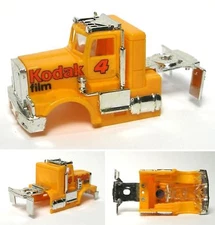 1pc 1993 TYCO Slot Car Tractor Truck Wide Body Kodak Ernie Irvan NASCAR 9033 A++