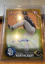 2016 Bowman - Retail Prospect Autographs Aaron Northcraft #PA-AN Gold /50...