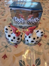 VINTAGE rooster salt and pepper shakers