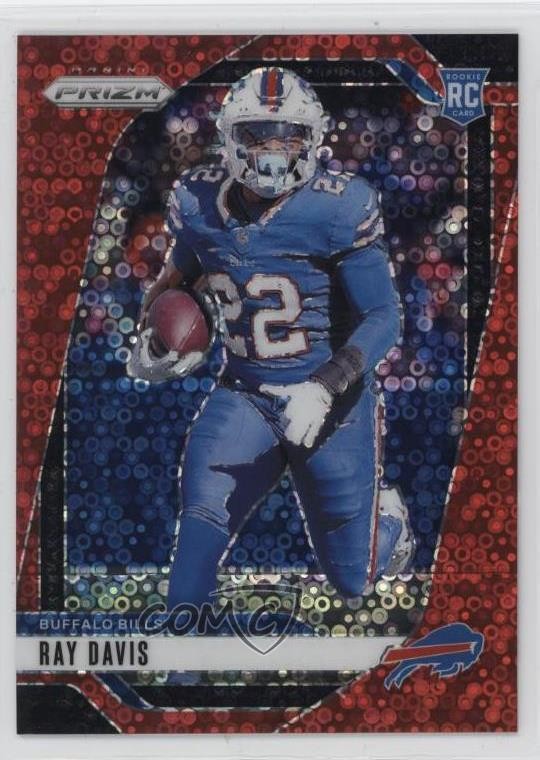 2024 Panini Prizm Rookies No Huddle Red 54/75 Ray Davis #382 Rookie RC 1j2b