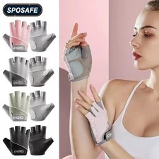 Atmungsaktive fingerlose Fahrradhandschuhe Fitnessstudio Training Gewichtheben Unisex