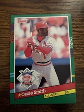 1991 Donruss - Ozzie Smith #437 Yellow Stripe at Bottom Right Border