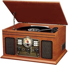 Retro Vintage Radio CD Cassette MP3 Record Player Turntable Vinyl LP Bluetooth
