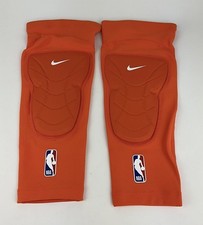 Nike NBA Issued Hyperstrong Padded Knee Sleeves Mens S/M Orange Retail 60