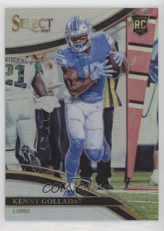 2017 Panini Select Field Level Silver Prizm Kenny Golladay #252 02zw