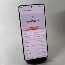 OnePlus 13 CPH2655 2025 Unlocked 6.82" 512GB 50MP WiFi 7 5G Black Grade C READ