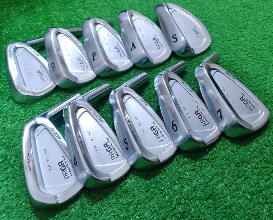 PRGR DATA801 FORGED 3-P/A/S 10pcs head only Cavity Miura Giken Manufacturing - Image 2 of 4