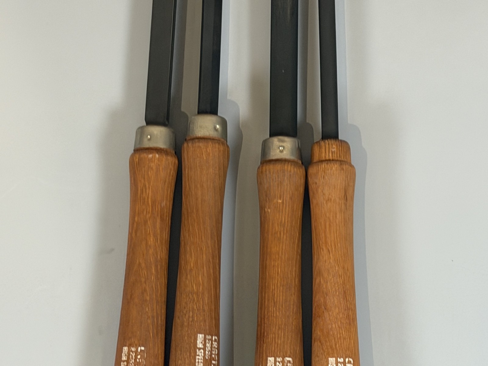Vintage Craftsman 4pc Wood Lathe Chisel Set HSS USA 9-28520 28521 28522 28527