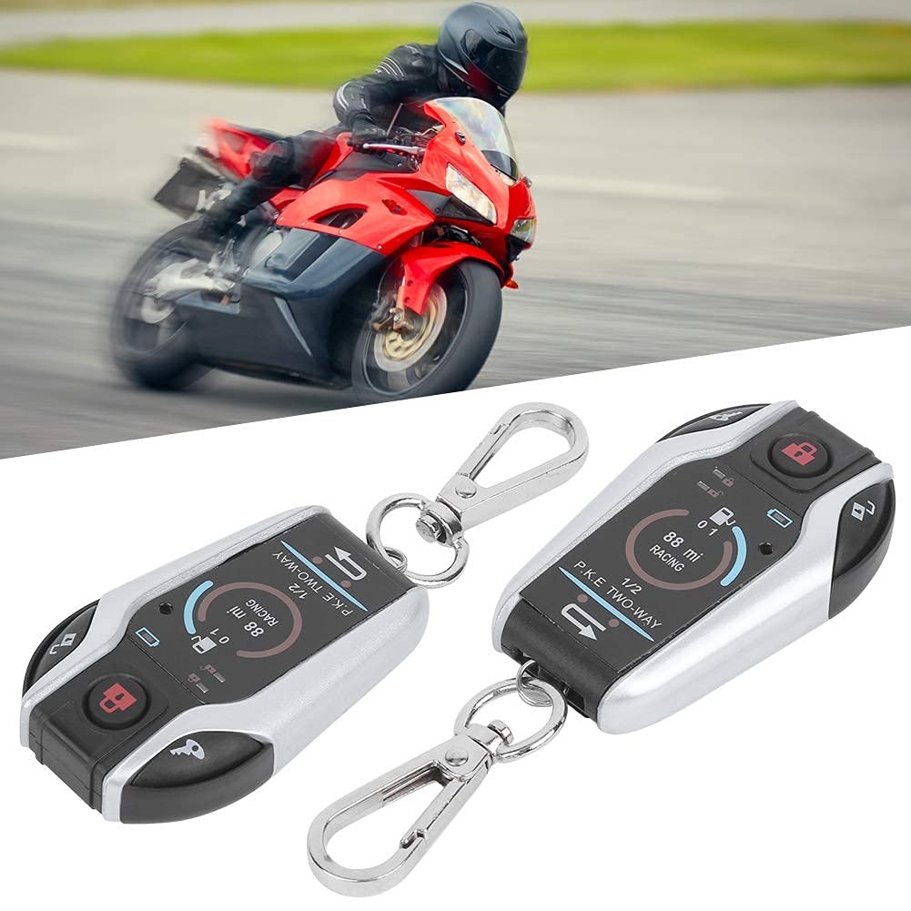 2 Way Alarm System Universal ABS Motorcycle Anti?Theft Remote Control for Sec...