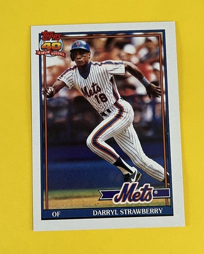 Darryl Strawberry #200 1991 Topps card