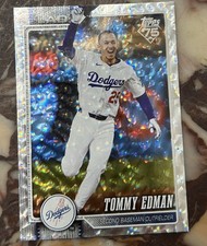 2026 Topps Series 1 - Silver Crackle Foil - Tommy Edman  - #222 - Dodgers