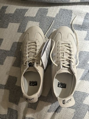 Onitsuka Tiger Mexico 66 Birch/Silver Leather Low Top Lace-Up Sneaker women 6