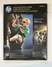 HP Advanced Photo Paper 56 lbs. Glossy 8-1/2 x 11 50 Sheets /Pack Q7853A