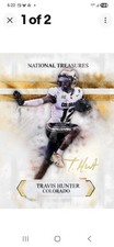 Travis Hunter #2 Art Card L #ed/100 John Rudolph Signed Colorado Buffaloes Xx