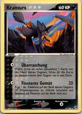 Pokémon Kramurx 47/100 EX Sandsturm 2003 Deutsch