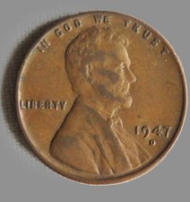 1947 D Lincon Cent   (242)
