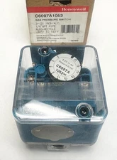 Honeywell Gas Pressure Switch C6097A1053 1/4" NPT Pipe Auto-Recycle -40F to 140F