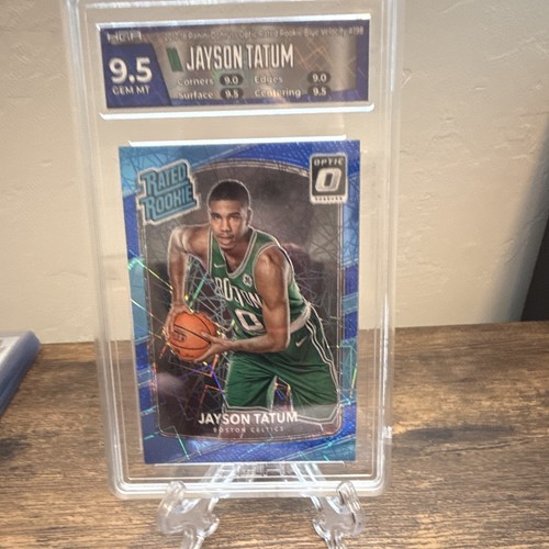 Panini 2017-18 Donruss Optic Rated Rookie Jayson Tatum #198 Blue Velocity
