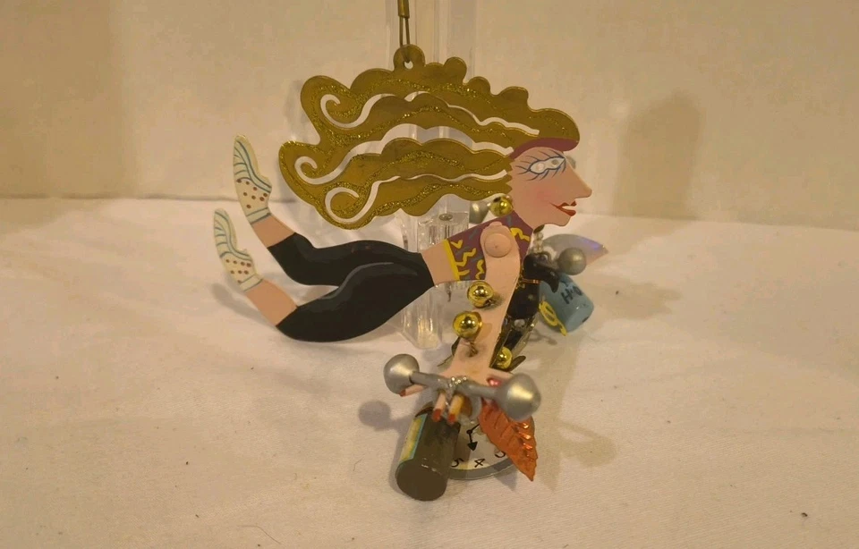 Металлическое украшение Karen Rossi Fanciful Flights для фитнеса сумасшедшей диеты леди Рождество - Изображение 3 из 4