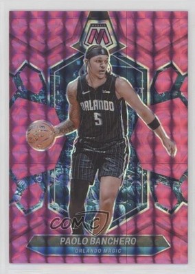2023-24 Panini Mosaic Pink Mosaic Prizm 8/149 Paolo Banchero #15 1f8f
