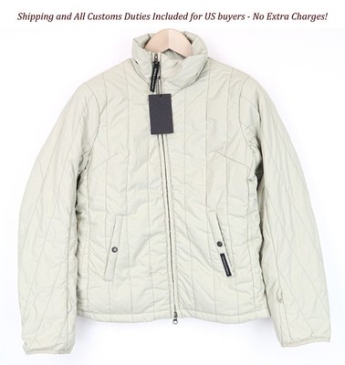 TUCANO URBANO Serissa Women's Jacket S Beige Lined Long Sleeve Padded Zip Coat -